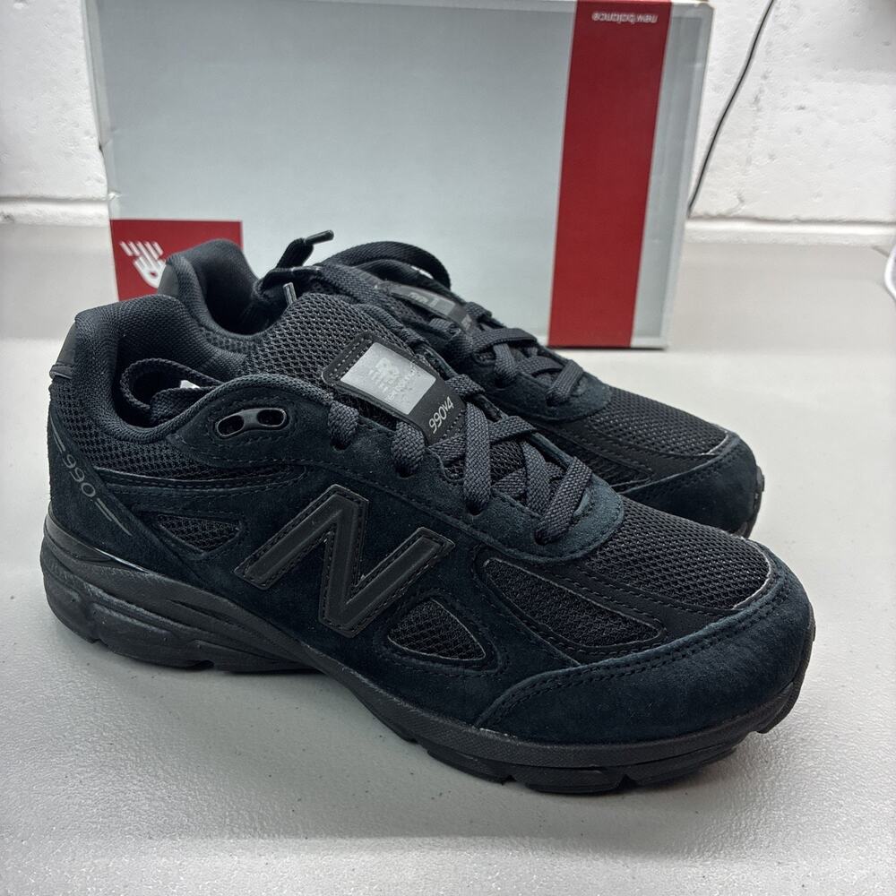 NEW BALANCE KJ990TBP KIDS Size 3 Youth New With Box Triple Black